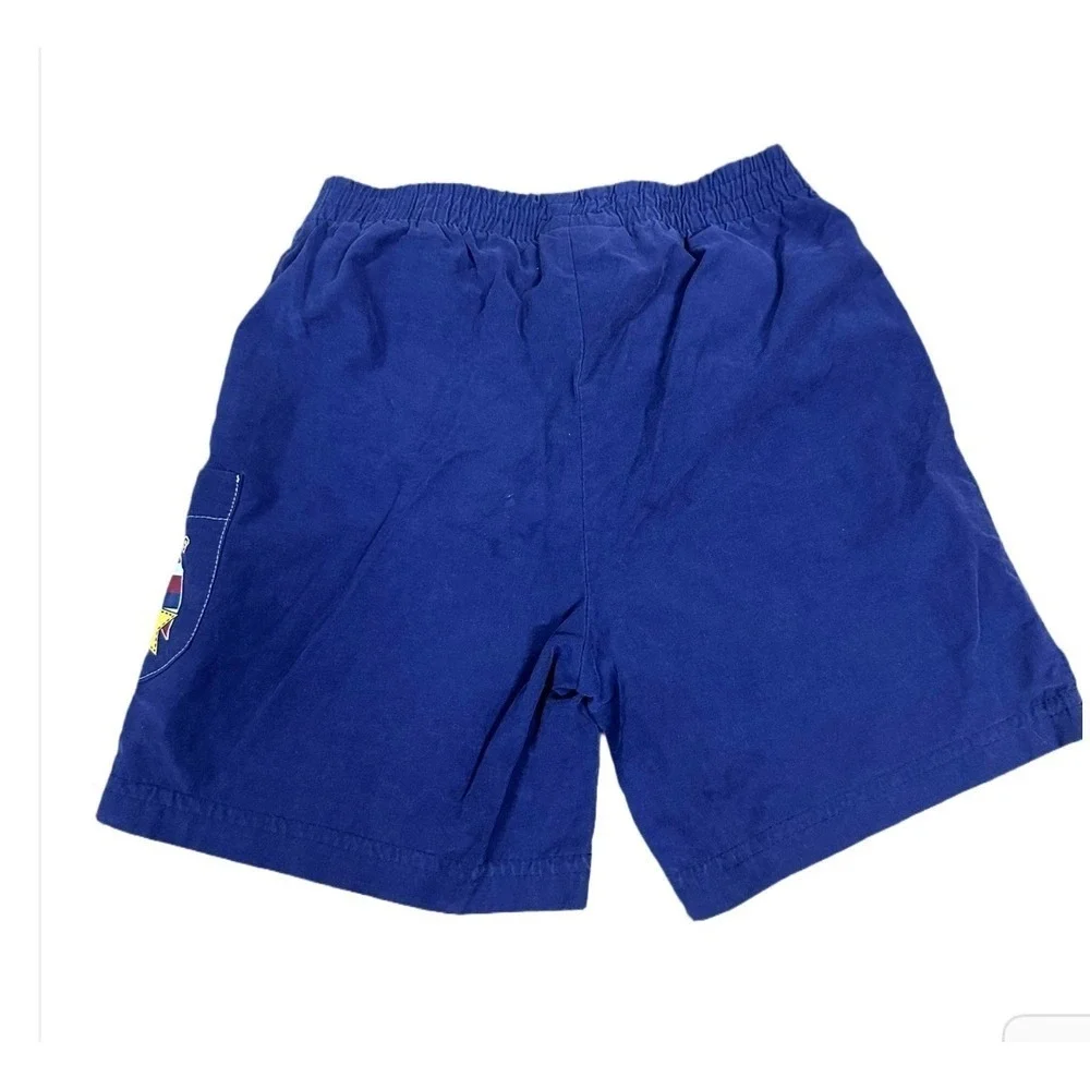 Vintage Little Tikes Toddler Swim Shorts Navy Size 3 90's Baby Swimsuit Trunks